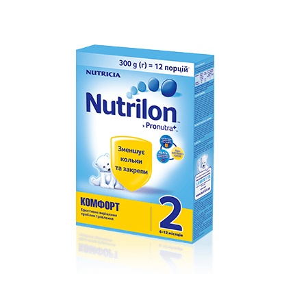 NUTRILON 2 КОМФОРТ 300г 6-12м.