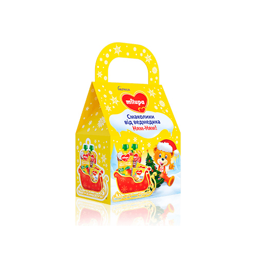 MILUPA набір дитяче печиво+пюре