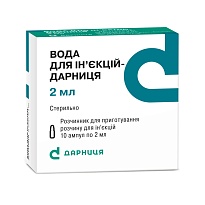 ВОДА д/ін. амп. 2мл 10