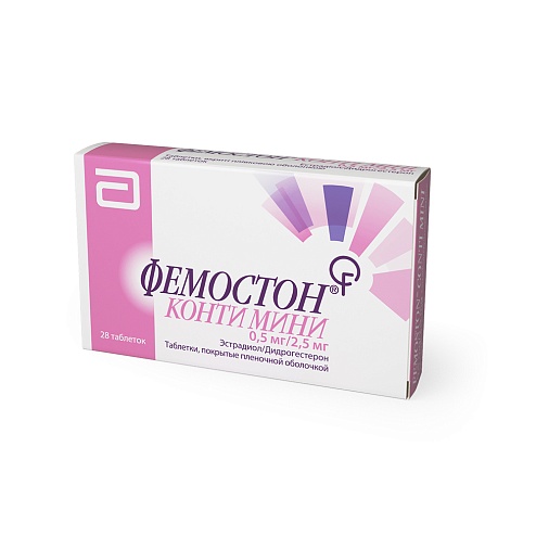 ФЕМОСТОН КОНТІ МІНІ таб. 0,5мг+2,5мг 28