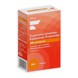 БУДЕСОНІД ІЗІХЕЙЛЕР пор. д/інг. 200мкг/дозу 200доз