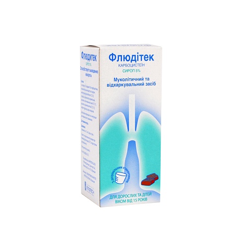 ФЛЮДИТЕК д/доросл.5%-125мл