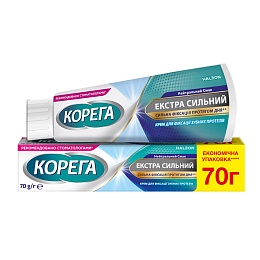 КОРЕГА ЕКСТРА крем д/фіксаціі нейтральний смак 70мл.