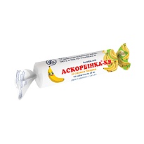 АСКОРБІНКА-КВ таб. 0,025 10 банан