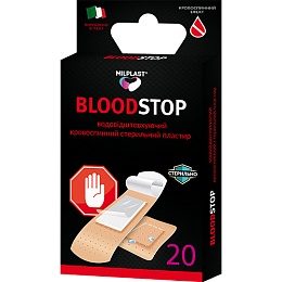 ЛЕЙКОПЛАСТИР MILPLAST bloodstop 20