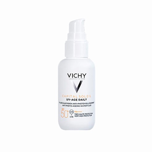 VICHY КАПІТАЛЬ СОЛЕЙ флюїд проти ознак фотостаріння з тонуючим пігментом SPF50+ 40мл