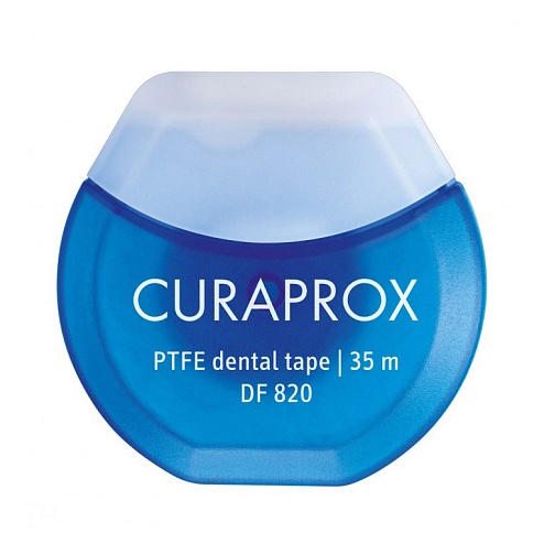 CURAPROX нитка зубна тефлонова з хлоргексидином DF 820 35м