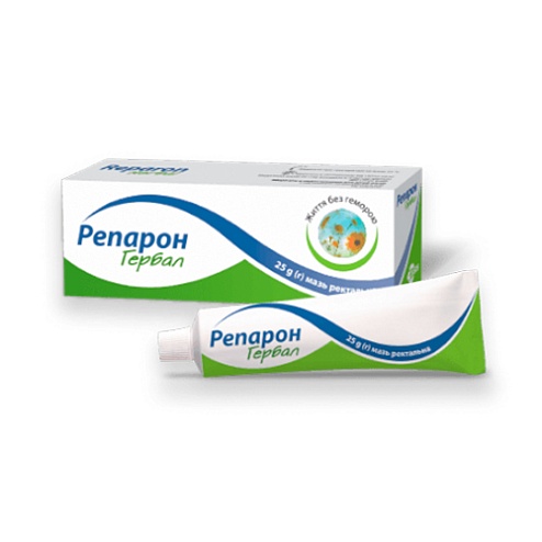 РЕПАРОН ГЕРБАЛ мазь ректальна 25г