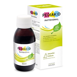 PEDIAKID Фітоверміл сироп проти паразитів 125мл