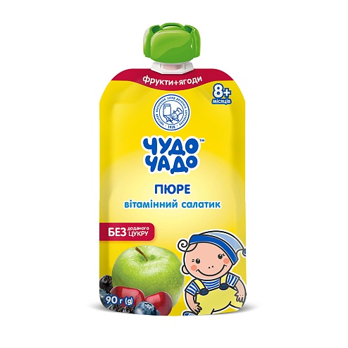 ЧУДО-ЧАДО пюре салатик вітамінний 90г