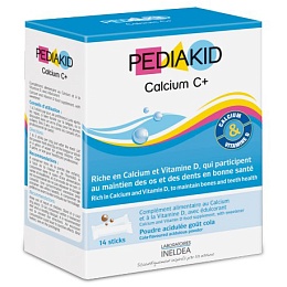 PEDIAKID кальцій С 14 стіки