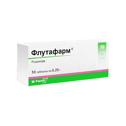 ФЛУТАФАРМ таб. 250мг 50 (10х5)