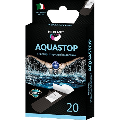 ЛЕЙКОПЛАСТИР MILPLAST AQUASTOP 20