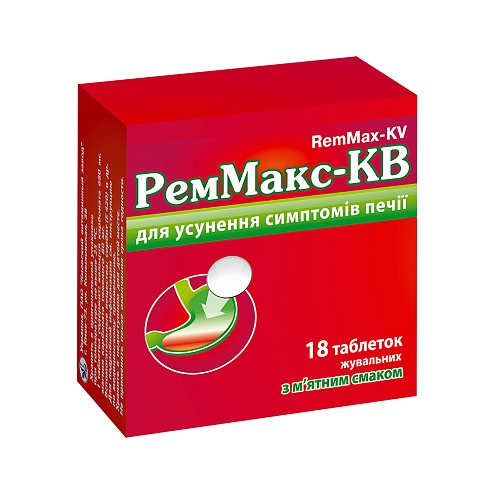 РЕММАКС-КВ таб. жув. 18 (6х3) мята