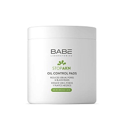 BABE STOP AKN диски-пади тонізуючі контроль жирності і звуження пор 60