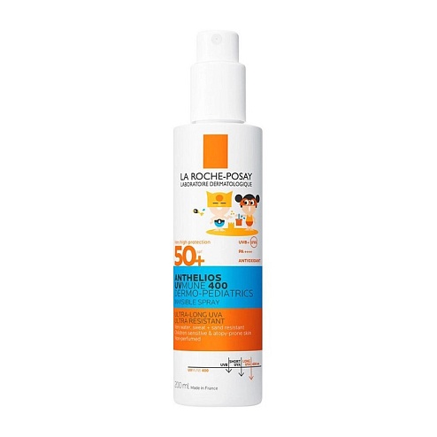 LA ROCHE-POSAY АНТЕЛІОС SPF50+ UVMUNE 400 ДЕРМО-ПЕДІАТРІКС молочко для чутливої шкіри дітей 250мл