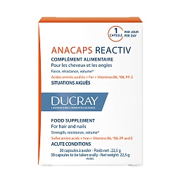 DUCRAY АНАКАПС РЕАКТИВ капс. 30