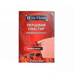 ЛЕЙКОПЛАСТИР Dr. House перцевий Лагідне тепло 12х18