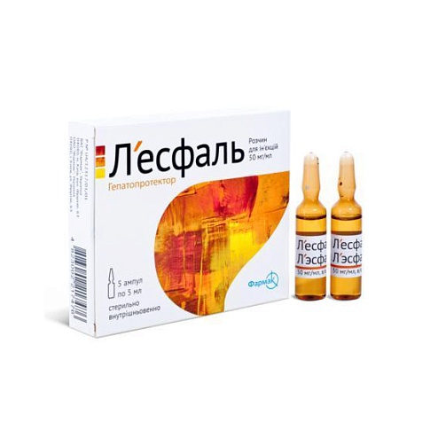 Л'ЕСФАЛЬ р-н д/ін. 50мг/мл 5мл 5