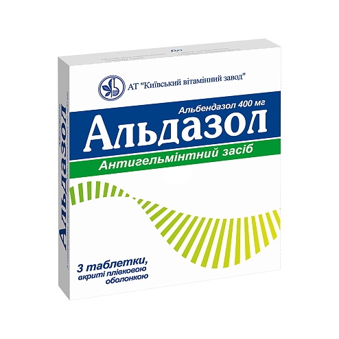 АЛЬДАЗОЛ таб. 400мг 3