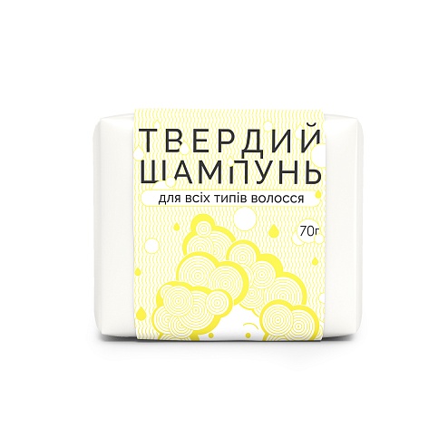 СИНИЦЯ шампунь твердий для всіх типів волосся 80г