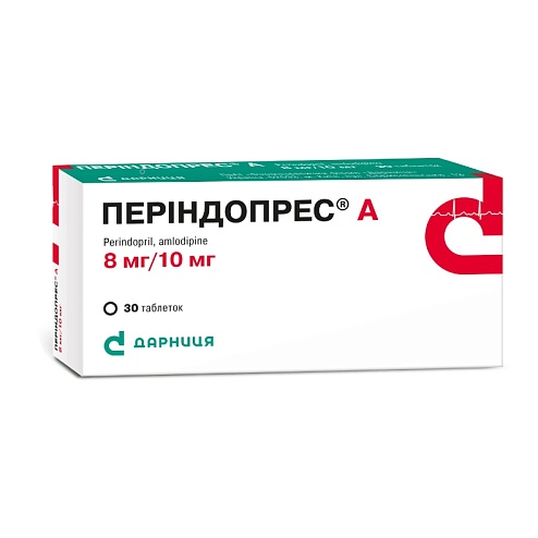 ПЕРІНДОПРЕС А таб. 8мг/10мг 30 (10х3)