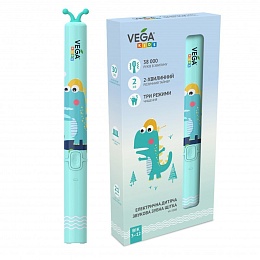 VEGA KIDS щітка зубна звукова, електрична VK-500B бірюзова
