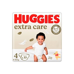 ПІДГУЗНИКИ HUGGIES EXTRA CARE - 4 8-16кг 33