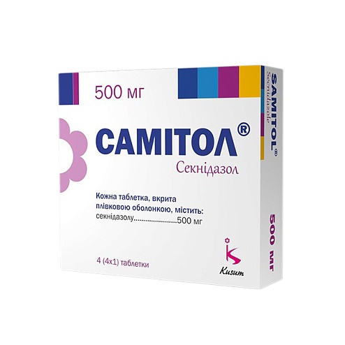 САМІТОЛ таб. 500мг 4