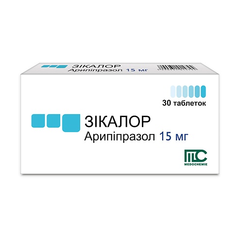 ЗІКАЛОР таб. 15мг 30 (10х3)