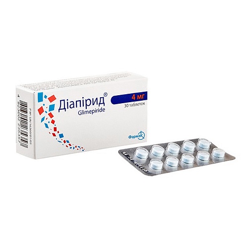ДІАПІРИД таб. 4мг 30