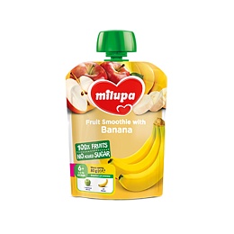 MILUPA пюре яблуко-банан 80г пауч