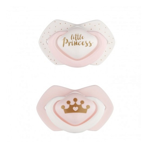 CANPOL 22/650 ПУСТУШКА силіконова симетрична 0-6м. 2 рожева