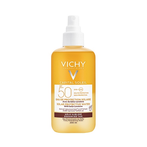 VICHY КАПІТАЛЬ СОЛЕЙ спрей водний 2-хфазний з бета-каротином для тіла SPF50 200мл