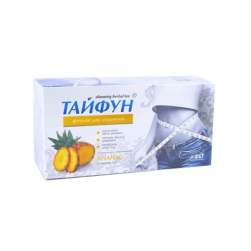 ТАЙФУН фіточай  д/схудненення ананас пак. 2г 30