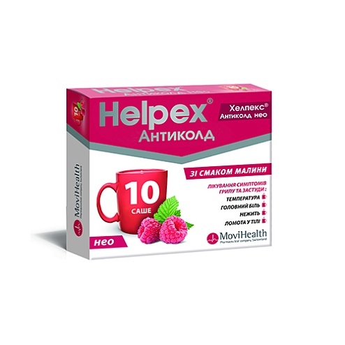 ХЕЛПЕКС АНТИКОЛД НЕО чай Малина 4г 10
