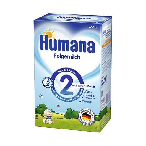 HUMANA 2 суміш 600г 6+