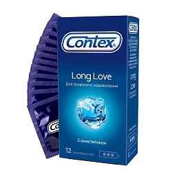 ПРЕЗЕРВАТИВ CONTEX  12 Long Love з анестет.