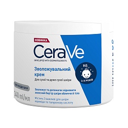 CERAVE Крем зволожувальний для сухої шкіри 340мл
