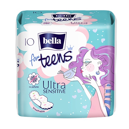 ПРОКЛАДКИ BELLA For Teens Ultra Sensitive 10