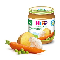HIPP пюре ОВОЧЕВЕ АСОРТІ 125г