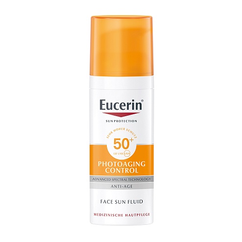EUCERIN Флюїд сонцезахисний, антивіковий д/обличчя SPF50 50мл 87934