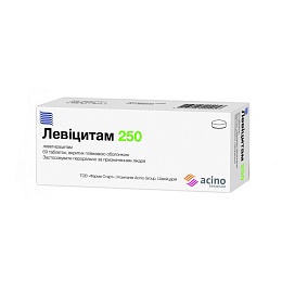 ЛЕВІЦИТАМ таб. 500мг 60 (10х6)