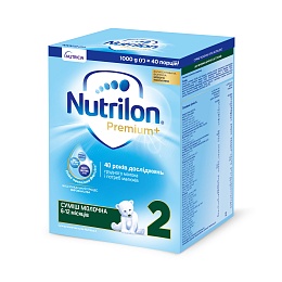 NUTRILON 2 PREMIUM+  1000г 6-12м.