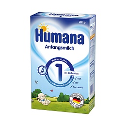 HUMANA 1 суміш 300г 0+