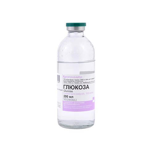ГЛЮКОЗА д/інф.5%-200мл
