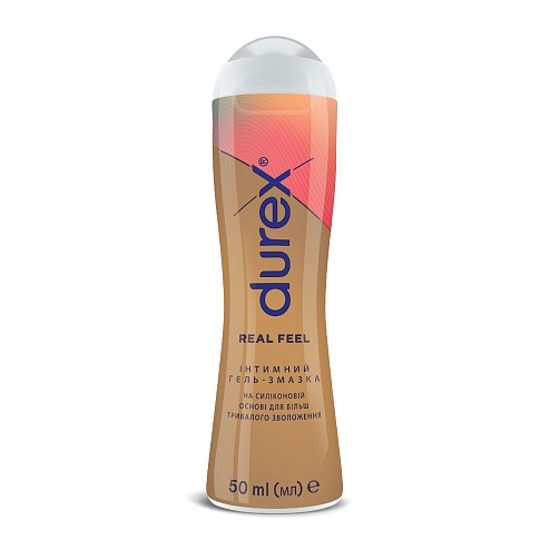 ГЕЛЬ-ЗМАЗКА DUREX real feel 50мл силіконова основа.