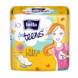 ПРОКЛАДКИ BELLA For Teens Ultra Energy 10