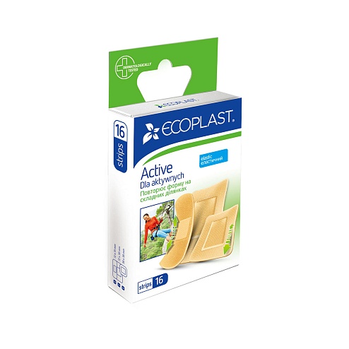 ЛЕЙКОПЛАСТИР EСОPLAST Актив еластичний 16