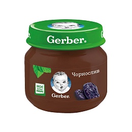 GERBER пюре чорнослив 80г